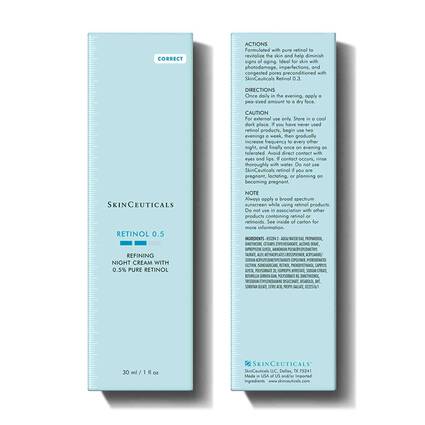 Skin Ceuticals Retinol 0.5 concentrated facial cream Refining Night Cream, Anti-aging 4