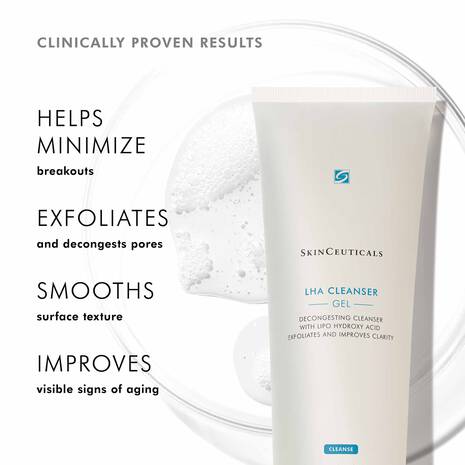 Skin Ceuticals LHA Cleansing Gel face cleanser Acne-Prone Skin， Anti-aging 3